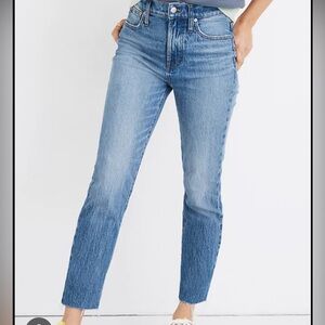 Madewell Perfect Vintage Jean with a Raw Hem